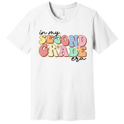 In My Second Grade Era Retro Back To School Teacher Student Premium T-Shirt