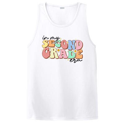 In My Second Grade Era Retro Back To School Teacher Student PosiCharge Competitor Tank