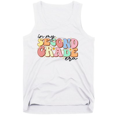 In My Second Grade Era Retro Back To School Teacher Student Tank Top