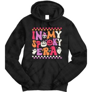 In My Spooky Era Halloween Ghost Groovy Hippie Halloween Tie Dye Hoodie