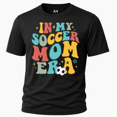 In My Soccer Mom Era Trendy Soccer Mom Funny Vintage Groovy Performance Shirt