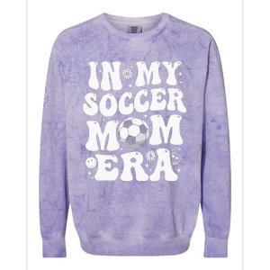 In My Soccer Mom Era Funny Soccer Mom Gifts For Wo Colorblast Crewneck Sweatshirt