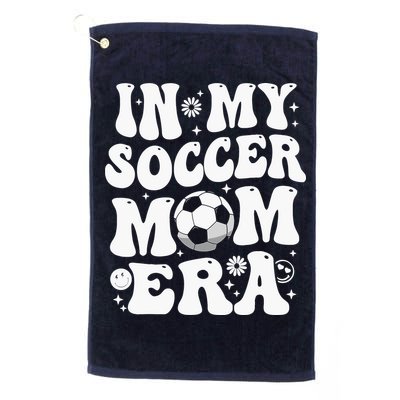 In My Soccer Mom Era Funny Soccer Mom Gifts For Wo Golf Towel