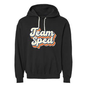 Inclusion Matters Special Education Team Sped Squad Teacher Garment-Dyed Fleece Hoodie