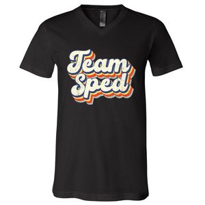 Inclusion Matters Special Education Team Sped Squad Teacher V-Neck T-Shirt