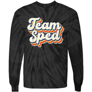 Inclusion Matters Special Education Team Sped Squad Teacher Tie-Dye Long Sleeve Shirt