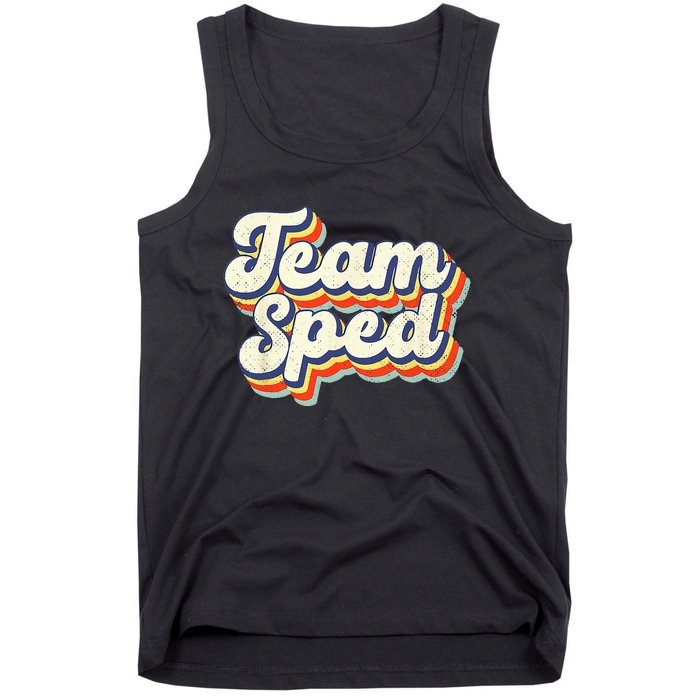 Inclusion Matters Special Education Team Sped Squad Teacher Tank Top