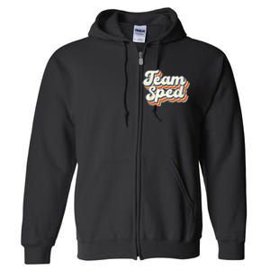 Inclusion Matters Special Education Team Sped Squad Teacher Full Zip Hoodie