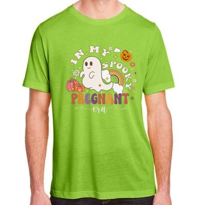 In My Spooky Pregnant Era Ghost Halloween Pregnant Adult ChromaSoft Performance T-Shirt