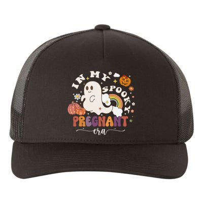 In My Spooky Pregnant Era Ghost Halloween Pregnant Yupoong Adult 5-Panel Trucker Hat