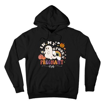 In My Spooky Pregnant Era Ghost Halloween Pregnant Hoodie