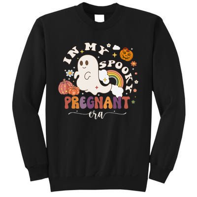 In My Spooky Pregnant Era Ghost Halloween Pregnant Sweatshirt