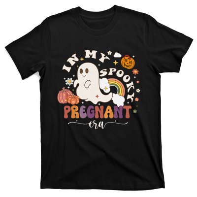 In My Spooky Pregnant Era Ghost Halloween Pregnant T-Shirt