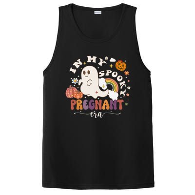 In My Spooky Pregnant Era Ghost Halloween Pregnant PosiCharge Competitor Tank