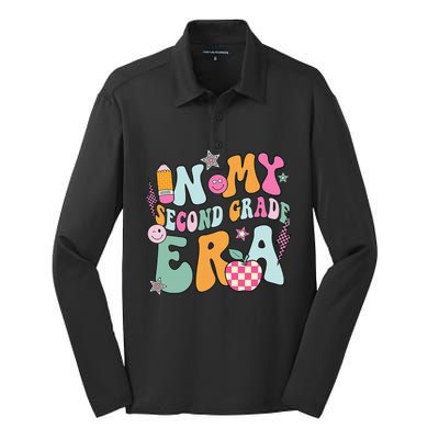 In My Second Grade Era 2nd Grade Girl Teacher Back To School Gift Silk Touch Performance Long Sleeve Polo