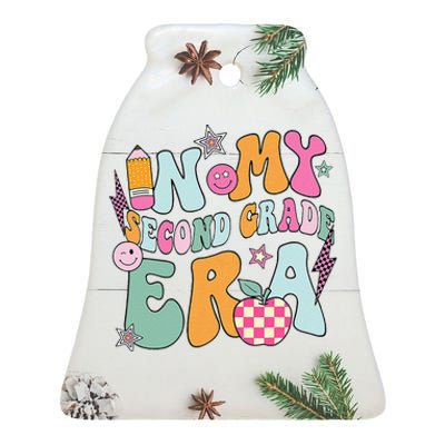 In My Second Grade Era 2nd Grade Girl Teacher Back To School Gift Ceramic Bell Ornament