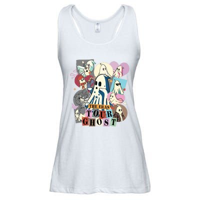 In My Spooky Era Groovy Hippie Halloween Ghost Ladies Essential Flowy Tank