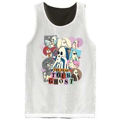 In My Spooky Era Groovy Hippie Halloween Ghost Mesh Reversible Basketball Jersey Tank