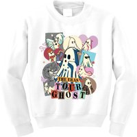 In My Spooky Era Groovy Hippie Halloween Ghost Kids Sweatshirt