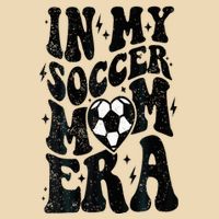 In My Soccer Mom Era Retro Soccer Mama Mothers Day Drawstring Bag