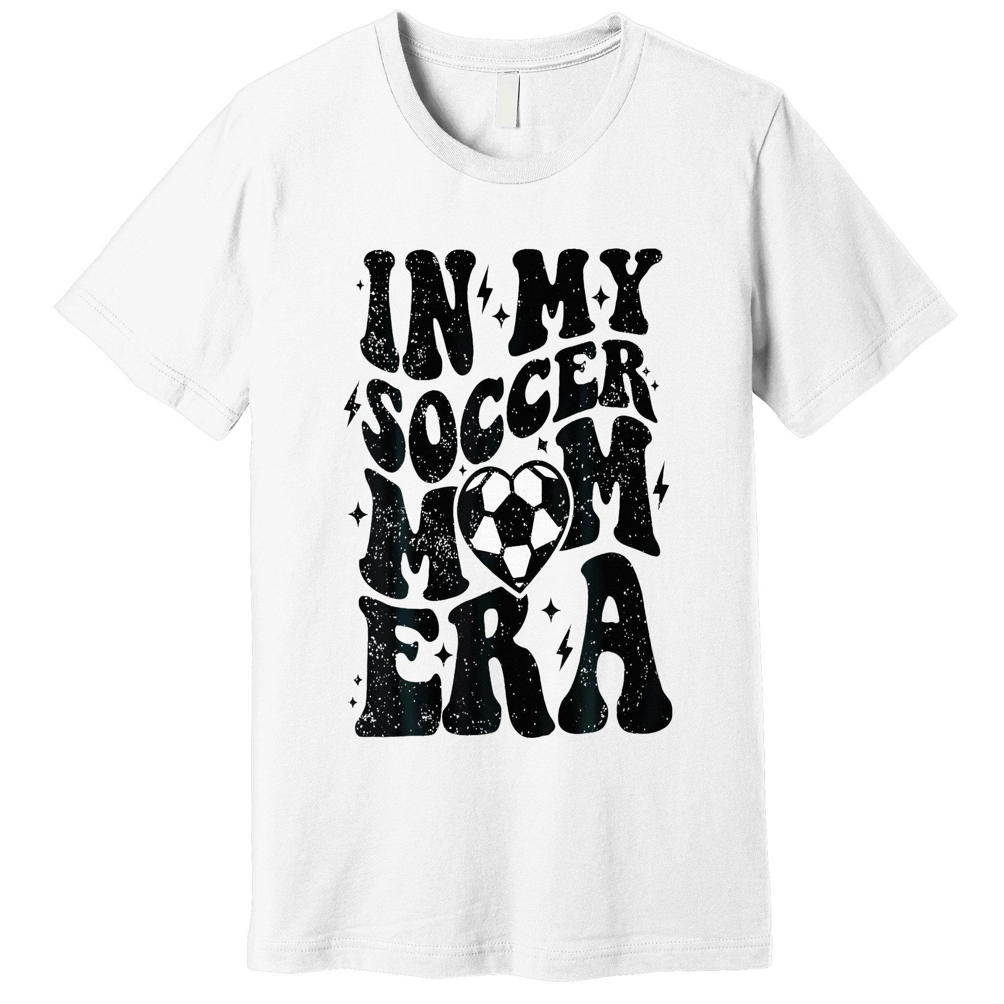 In My Soccer Mom Era Retro Soccer Mama Mothers Day Premium T-Shirt