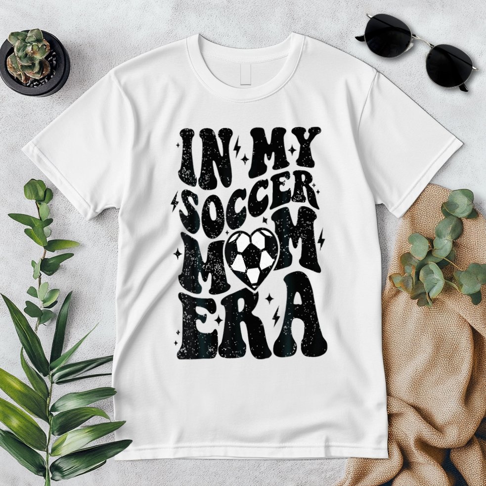 In My Soccer Mom Era Retro Soccer Mama Mothers Day Premium T-Shirt