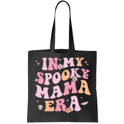 In My Spooky Mama Era Retro Halloween Witchy One Spooky Mom Tote Bag