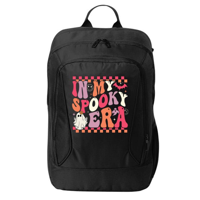 In My Spooky Era Groovy Hippie Halloween Ghost City Backpack