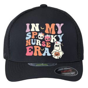 In My Spooky Nurse Era Funny Halloween Groovy Cute Gift Flexfit Unipanel Trucker Cap