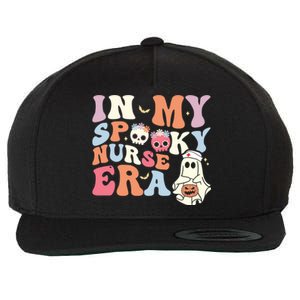 In My Spooky Nurse Era Funny Halloween Groovy Cute Gift Wool Snapback Cap