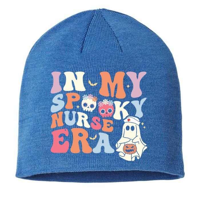 In My Spooky Nurse Era Funny Halloween Groovy Cute Gift Sustainable Beanie