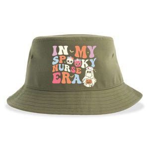 In My Spooky Nurse Era Funny Halloween Groovy Cute Gift Sustainable Bucket Hat