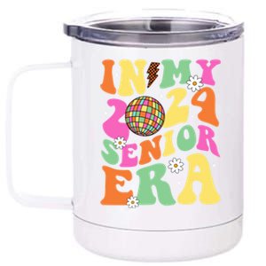 In My Senior Era Class Of 2024 Last Day School Graduate Meaningful Gift 12 oz Stainless Steel Tumbler Cup