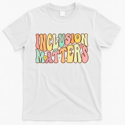 Inclusion Matters Special Education Autism Awareness Teacher T-Shirt