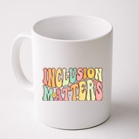 Inclusion Matters Special Education Autism Awareness Teacher Coffee Mug