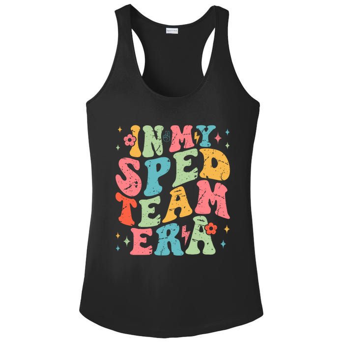 In My Sped Team Era Ladies PosiCharge Competitor Racerback Tank