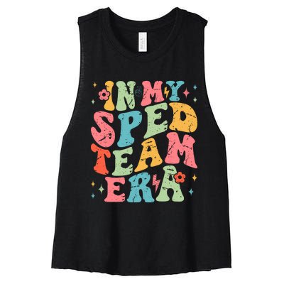 In My Sped Team Era Women's Racerback Cropped Tank