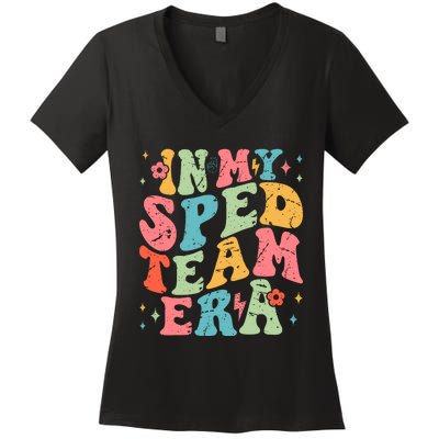 In My Sped Team Era Women's V-Neck T-Shirt