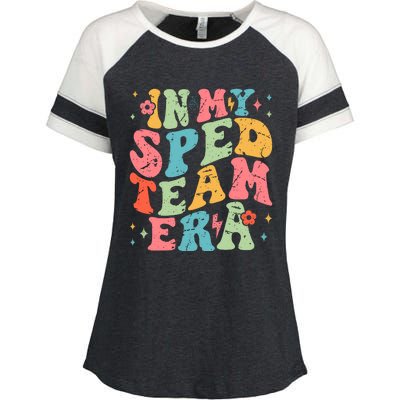 In My Sped Team Era Enza Ladies Jersey Colorblock Tee