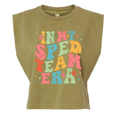 In My Sped Team Era Garment-Dyed Women's Muscle Tee