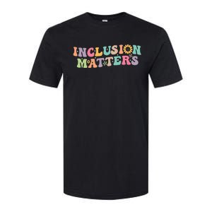 Inclusion Matters Special Education Autism Awareness Teacher Softstyle CVC T-Shirt