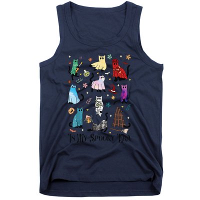 In My Spooky Era Cute Cat Halloween Tay Halloween Gift Tank Top