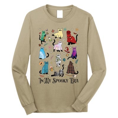 In My Spooky Era Cute Cat Halloween Tay Halloween Gift Long Sleeve Shirt