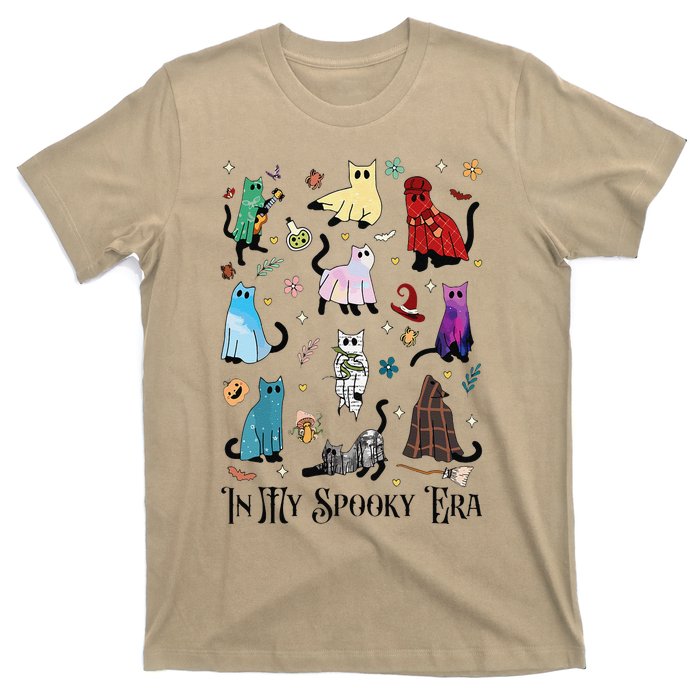 In My Spooky Era Cute Cat Halloween Tay Halloween Gift T-Shirt