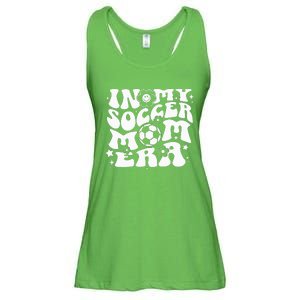 In My Soccer Mom Era Groovy Soccer Mama Ladies Essential Flowy Tank