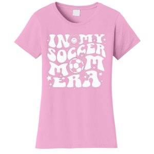 In My Soccer Mom Era Groovy Soccer Mama Women's T-Shirt