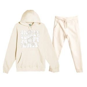 In My Soccer Mom Era Groovy Soccer Mama Premium Hooded Sweatsuit Set