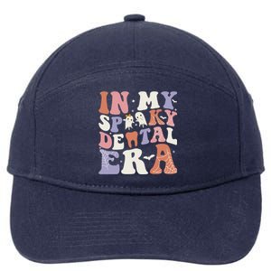 In My Spooky Dental Era Retro Dentist Dental Squad Halloween Funny Gift 7-Panel Snapback Hat