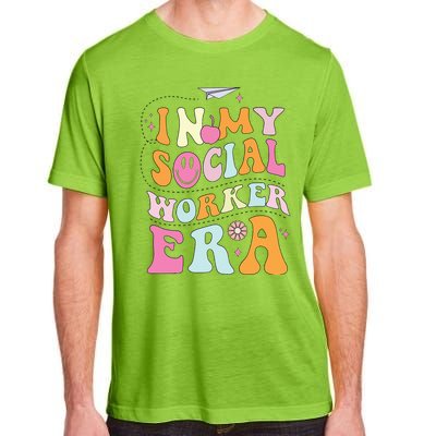 In My Social Worker Era School Social Worker Groovy Adult ChromaSoft Performance T-Shirt