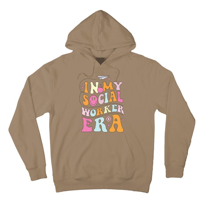 In My Social Worker Era School Social Worker Groovy Hoodie